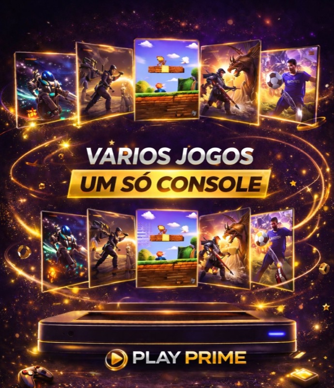 Vários Jogos Um Só Console